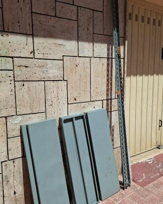 6 RIPIANI RINFORZO SCAFFALATURA ACCIAIO FUORIGROTT