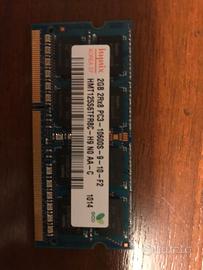 Due banchi RAM 2 GB Hynix