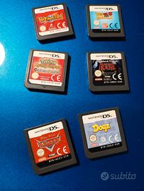 Lotto 6 giochi per Nintendo ds 