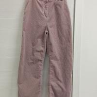 Patrizia pepe pantalone velluto coste rosa tg 38