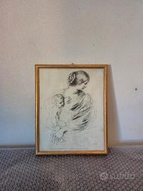 Quadro minimalista line art - figure umane