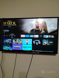 tv smart Hitachi 4k 43 pollici con amazzon fire