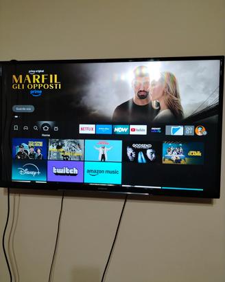 tv smart Hitachi 4k 43 pollici con amazzon fire