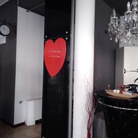 Separé terra-cielo vetro satinato e alluminio