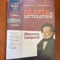 Giacomo Leopardi, Classe di Letteratura