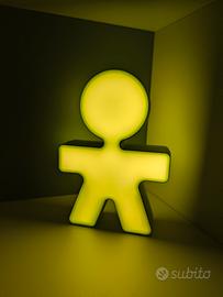 alessi girotondo lampada led verde nuova