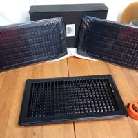 5 griglie areazione, metallo chiusura regolabile 