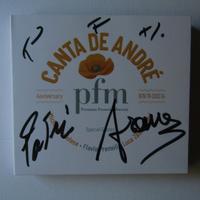 Cd doppio PFM canta De Andre' con autografi