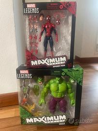Marvel Legends Maximum Series Hulk e Spider-Man