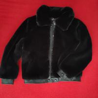 Giubbotto in ecopelliccia nero Camomilla