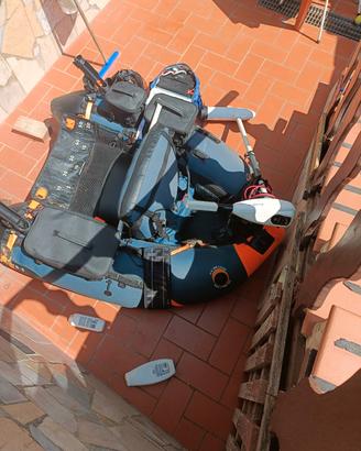 belly boat motore elettrico batteria 