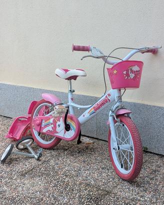 Bicicletta da bambina Unicorn 14'