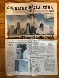 Corriere della Sera del 12 settembre 2001. Intero