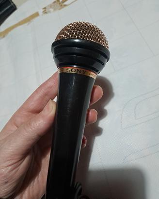 microfono vintage Sony cardiod dinamico
