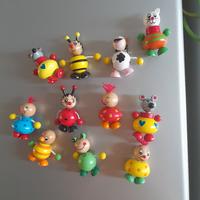 Simpatici magnetini decorativi in legno