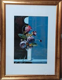 quadro a olio su carta di  iacchini Giuseppe 
