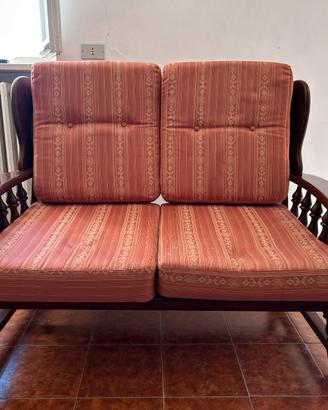 Divano in legno 2 posti