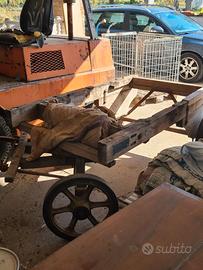 carro agricolo con frantoio
