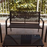 Set da giardino  colore antracite