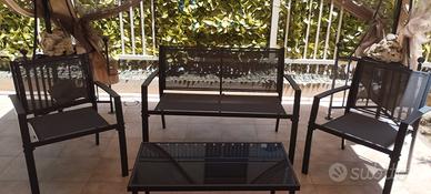 Set da giardino  colore antracite