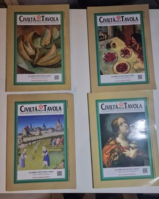 Lotto 4 Riviste Civiltà della Tavola Cucina Accade