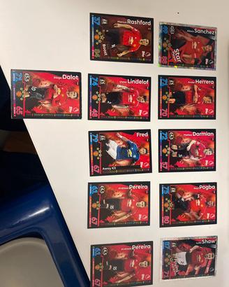Lotto 11 Carte Match Attax 18/19 Manchester United