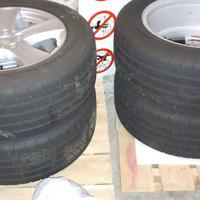 4 cerchi bmw e gomme m+S 255/55/18