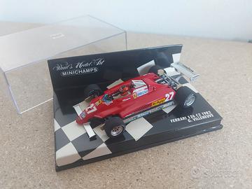  Modellino F1 Ferrari 126C2 Villeneuve Minichamps