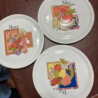 6 Piatti per pizza da collezione