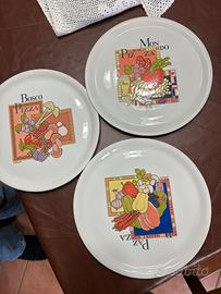 6 Piatti per pizza da collezione