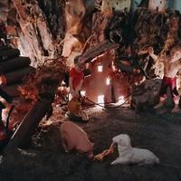 presepe  artigianale fatto a mano