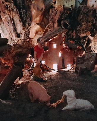 presepe  artigianale fatto a mano
