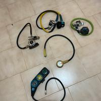 Erogatori Scupabro e Cressi manometri Cressi e ..