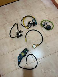 Erogatori Scupabro e Cressi manometri Cressi e ..