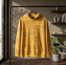 Terranova, felpa, cappuccio, giallo, XL