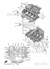 Ricambi motore Yamaha YZF R1 2020 2025