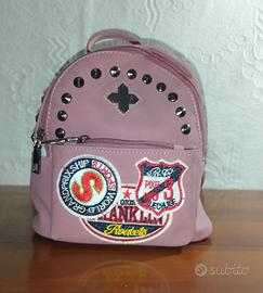 Simpatico Zainetto Rosa  scamosciato.