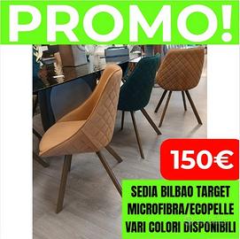POLTRONCINA SEDIA BILBAO TARGET MICROFIBRA/ECOPELL