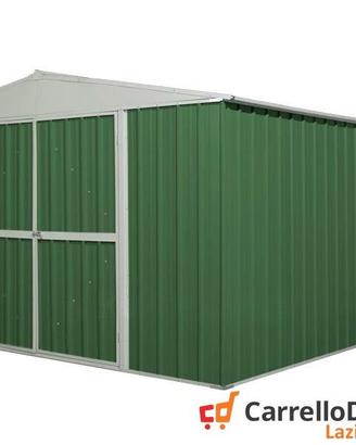 Box prefabbricato in acciaio 360x430cm verde