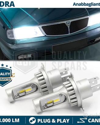 Lampadine LED H4 per Fari LANCIA DEDRA 6500K 8000L