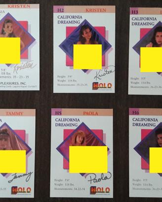 California Dreaming carte holo trading cards
