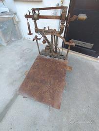 bascula agricola d'epoca 