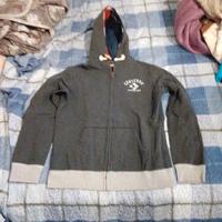 Felpa Converse Athletic Dept Grey Ful vintage