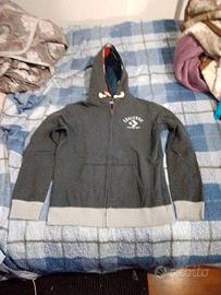 Felpa Converse Athletic Dept Grey Ful vintage