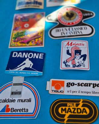 Lotto Stickers Adesivi  Vintage Anni 80