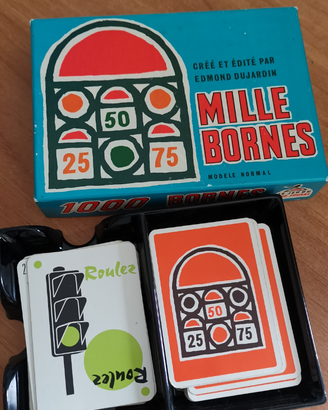 Gioco di carte storico del 1960 "Mille bornes"
