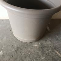 vaso resina tortora foro interno 63 altezza 53 