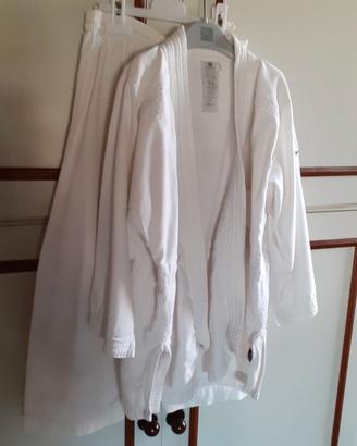 kimono arti marziali  h 130 cm