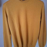 Pullover cachemire color senape