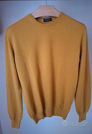 Pullover cachemire color senape